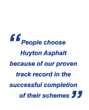 huyton asphalt quote text